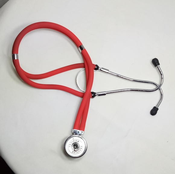 Prestige Medical Red Stethoscope - Picture 2 of 9